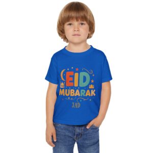 Eid Mubarak Toddler T-shirt, Cute Kids Eid Outfit, Baby Eid Gift, Toddler Celebration Shirt, Islamic Holiday Wear