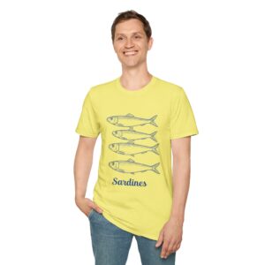 Sardines Graphic T-Shirt - Father's Day Gift for Fish Lovers, Father's day gift, Sardine shirt