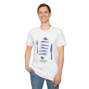 Father day gift, Sardine Lover Unisex T-Shirt, Seafood Lover Gift, Funny Cooking Apparel, Summer BBQ Shirt, Casual Cute Top