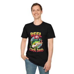 Reel Cool Dad T-Shirt | Fishing Gift for Dad, Father’s Day Tee, Unisex Fishing Apparel, Cool Dad Shirt, Fishing Enthusiast Style