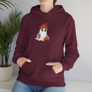cute ghost hoodie, halloween ghost hoodie, womens halloween hoodie, cute fall hoodie, spooky season hoodie, pumpkin season, halloween gift