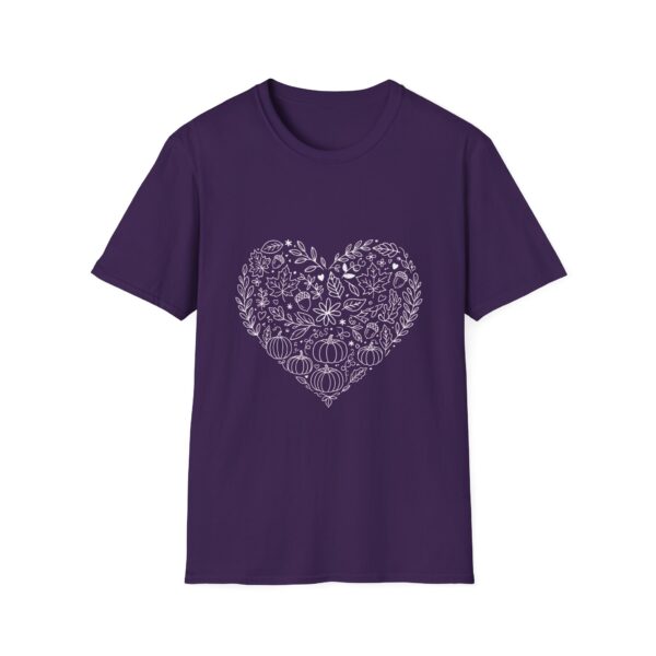 heart floral unisex t shirt, eco friendly gift, spring fashion, cute graphic tee, casual wear, valentine's day present, floral lover tee