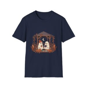 cute ghost halloween tee, spooky fall shirt, autum shirt, ghost couple gift